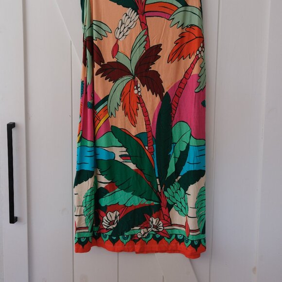 Farm Rio for Anthropologie knit tropical maxi skirt - Medium - Picture 5 of 5